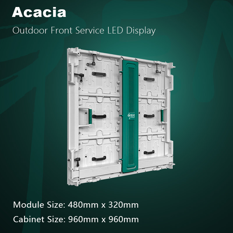 Outdoor Front Service LED Display